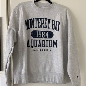 Gray Monterey Bay Aquarium Sweater